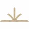 Ekena Millwork Richland Rough Sawn Timber Gable Bracket, Douglas Fir, 108"W x 54"H x 4"D x 6"F, 12/12 Pitch GBW108X54X0406RIC00RDF - alternate 1